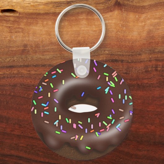 Sleutelhanger met chocolade-sprinkhaan (Voorkant)