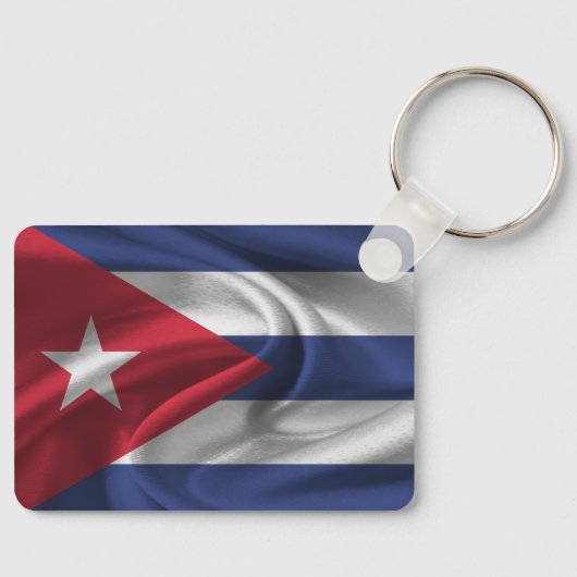 Sleutelhanger met Cubaanse vlag (Voorkant)