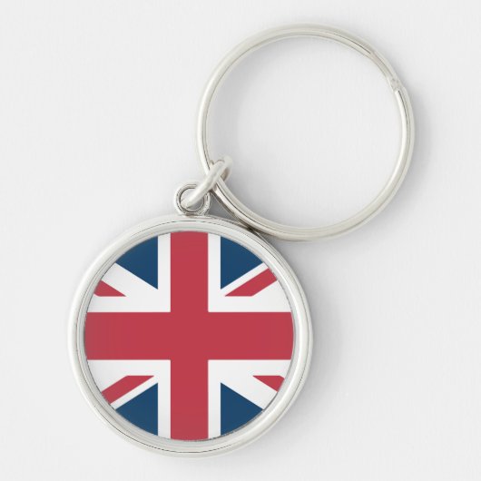 Sleutelhanger met de Britse vlag Union Jack (Voorkant)