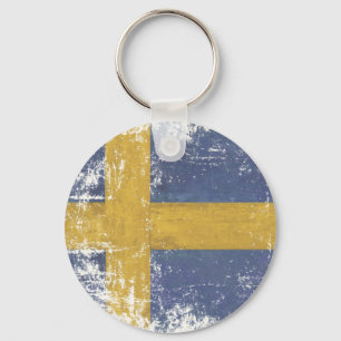 Sleutelhanger met de Dirty  Flag uit Zweden