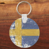 Sleutelhanger met de Dirty Flag uit Zweden (Voorkant)