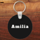 Sleutelhanger met de naam Amilia (Voorkant)