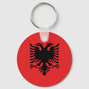 Sleutelhanger met de vlag van Albanië