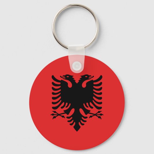Sleutelhanger met de vlag van Albanië (Voorkant)