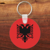 Sleutelhanger met de vlag van Albanië (Voorkant)