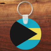 Sleutelhanger met de vlag van Bahama's (Voorkant)