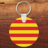 Sleutelhanger met de vlag van Catalonië (Achterkant)
