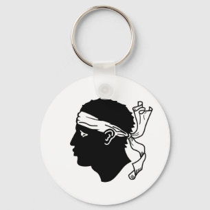 Sleutelhanger met de vlag van Corsica, Frankrijk