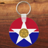 Sleutelhanger met de vlag van Dallas, Verenigde St (Voorkant)