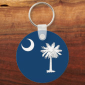Sleutelhanger met de vlag van de staat South Carol (Voorkant)