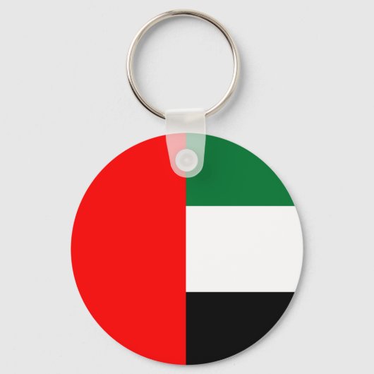 Sleutelhanger met de vlag van de Verenigde Arabisc (Voorkant)