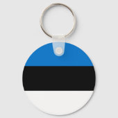 Sleutelhanger met de vlag van Estland (Voorkant)