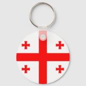 Sleutelhanger met de vlag van Georgië (Voorkant)