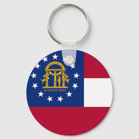 Sleutelhanger met de vlag van Georgië (Voorkant)