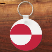 Sleutelhanger met de vlag van Groenland (Voorkant)