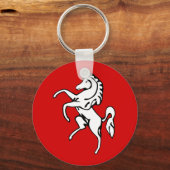 Sleutelhanger met de vlag van Kent, Engeland (Achterkant)