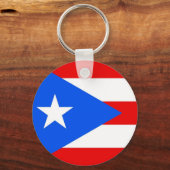 Sleutelhanger met de vlag van Puerto Rico (Voorkant)