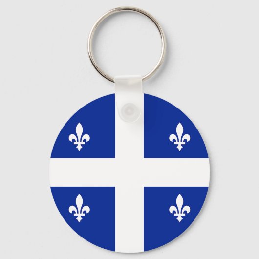 Sleutelhanger met de vlag van Quebec, Canada (Voorkant)