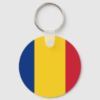 Sleutelhanger met de vlag van Roemenië