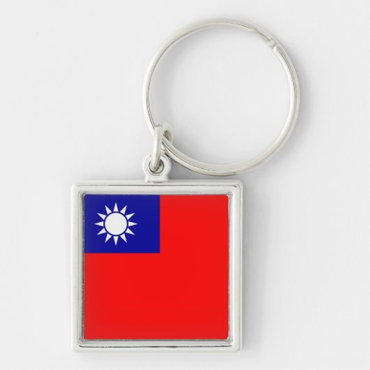 Sleutelhanger met de vlag van Taiwan (Voorkant)