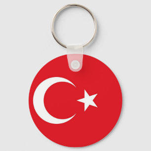 Sleutelhanger met de vlag van Turkije
