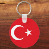 Sleutelhanger met de vlag van Turkije (Voorkant)