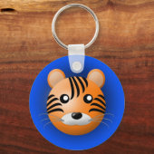 sleutelhanger met dier: tijger (Voorkant)