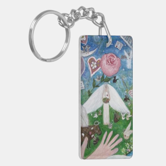 Sleutelhanger met dieren en Angels (Voorkant Links)