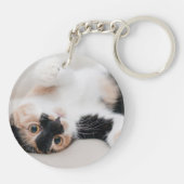 Sleutelhanger met dubbelzijdige kattenfoto's (Achterkant)