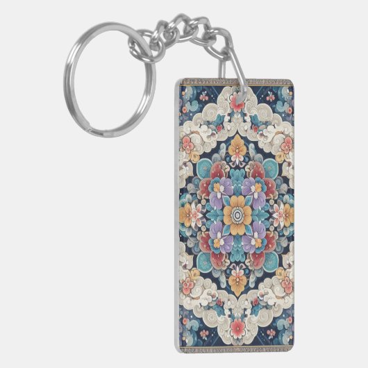 sleutelhanger met een traditioneel Koreaans patroo (Voorkant Links)