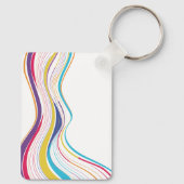 Sleutelhanger met een vrolijk meisje en een echt m (Achterkant)