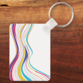 Sleutelhanger met een vrolijk meisje en een echt m (Achterkant)