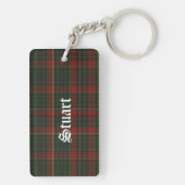 Sleutelhanger met eigen plaid motief van Clan Stua (achterkant)