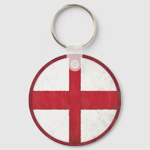 Sleutelhanger met Engelse vlag in Dirty Old Style