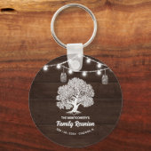 Sleutelhanger met familiebos String Lights als cad (Achterkant)