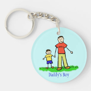 Sleutelhanger met familiepersonages van Daddy's Bo