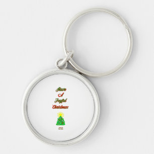 Sleutelhanger met feestelijke kerstmis