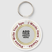 sleutelhanger met foto (Voorkant)