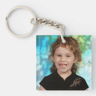 Sleutelhanger met foto van kinderen cadeau voor mo