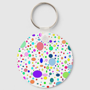 Sleutelhanger met gekleurde bubbels