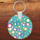 Sleutelhanger met gekleurde cirkels (Voorkant)