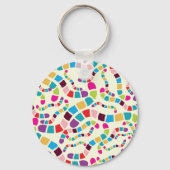 Sleutelhanger met gekleurde wormen (Voorkant)