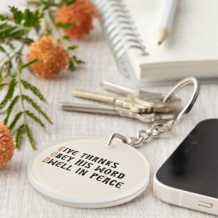 Sleutelhanger met geloof – GOD & AMEN Kerstgeschen