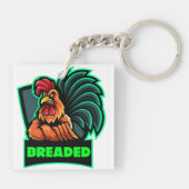 Sleutelhanger met gepaneerde haan (Achterkant)