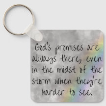 Sleutelhanger met Gods Beloften - Hoop door de Sto