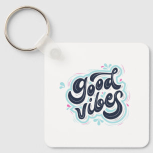 Sleutelhanger met Goede Vibes