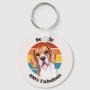 Sleutelhanger met grappige Beagle-uitspraak