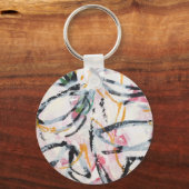 Sleutelhanger met handgeschilderd ontwerp (Voorkant)