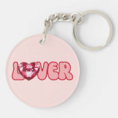 Sleutelhanger met hart en liefde Design (Achterkant)