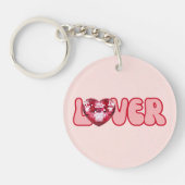 Sleutelhanger met hart en liefde Design (Voorkant)